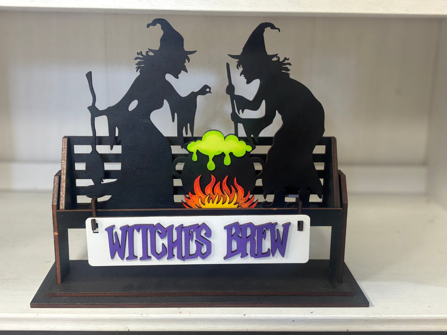Witches brew interchangeable insert set for wagon and shelf