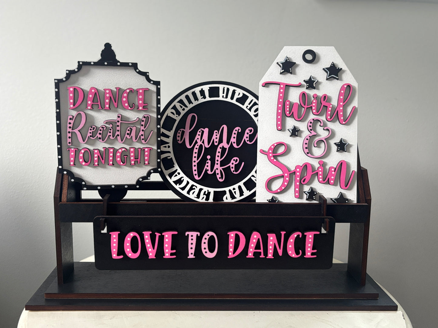 Dance wagon/shelf set