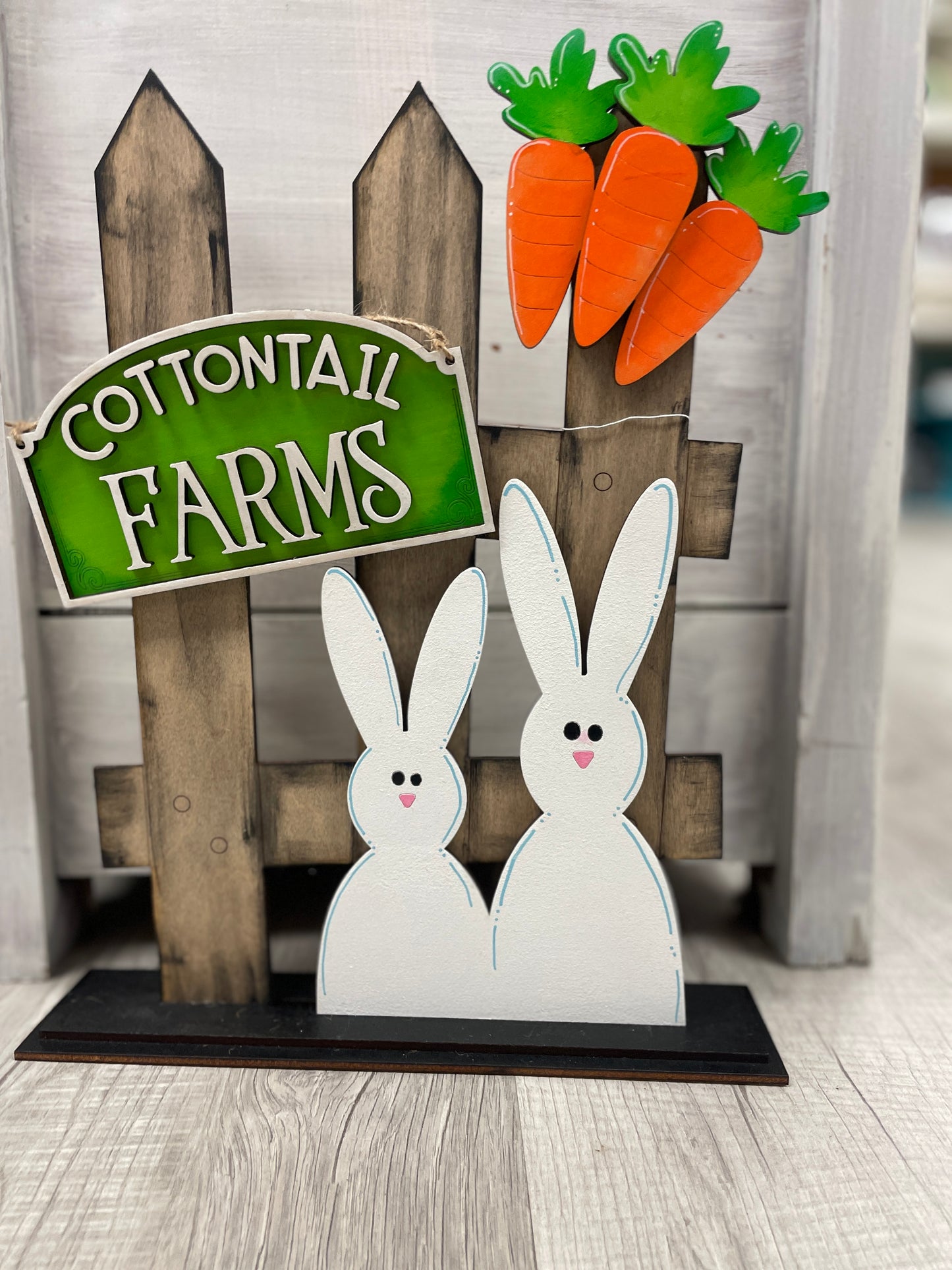 Cottontail Farms Easter interchangeable fence set