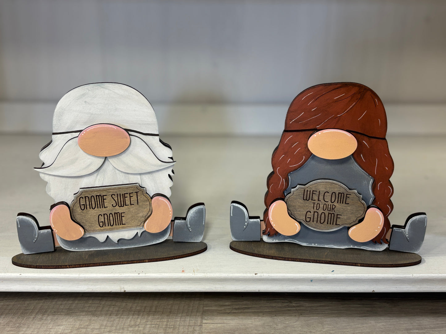 Standing Animals & gnomes with interchangeable hats (sold separately)