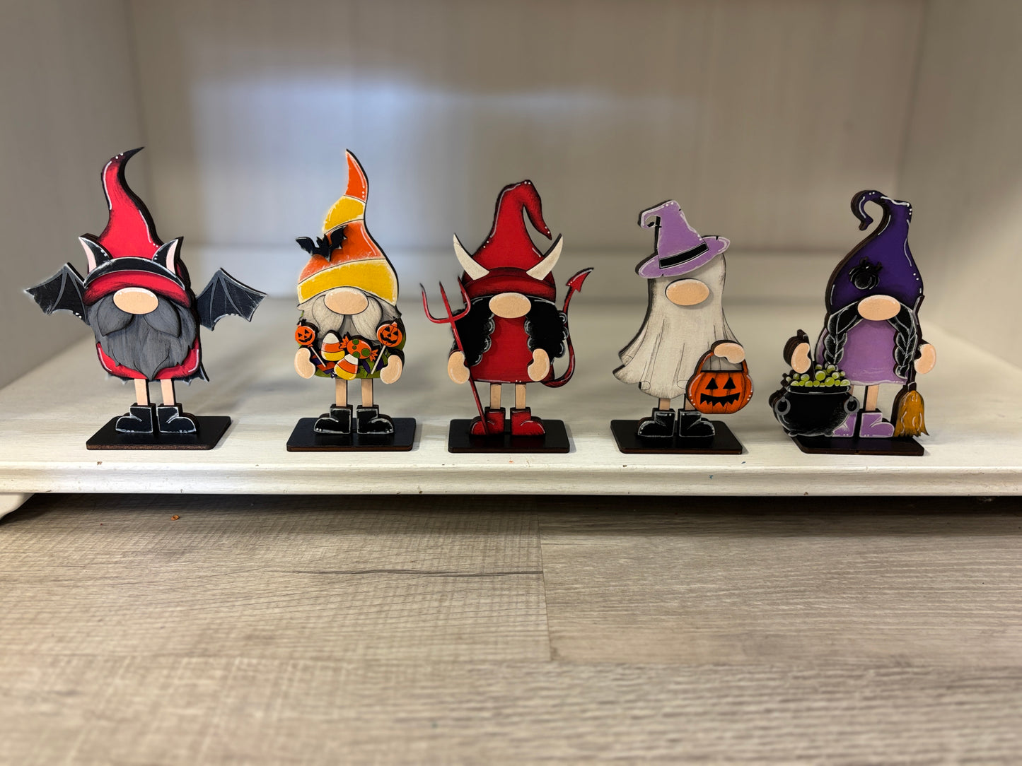 Mini standing Halloween gnomes