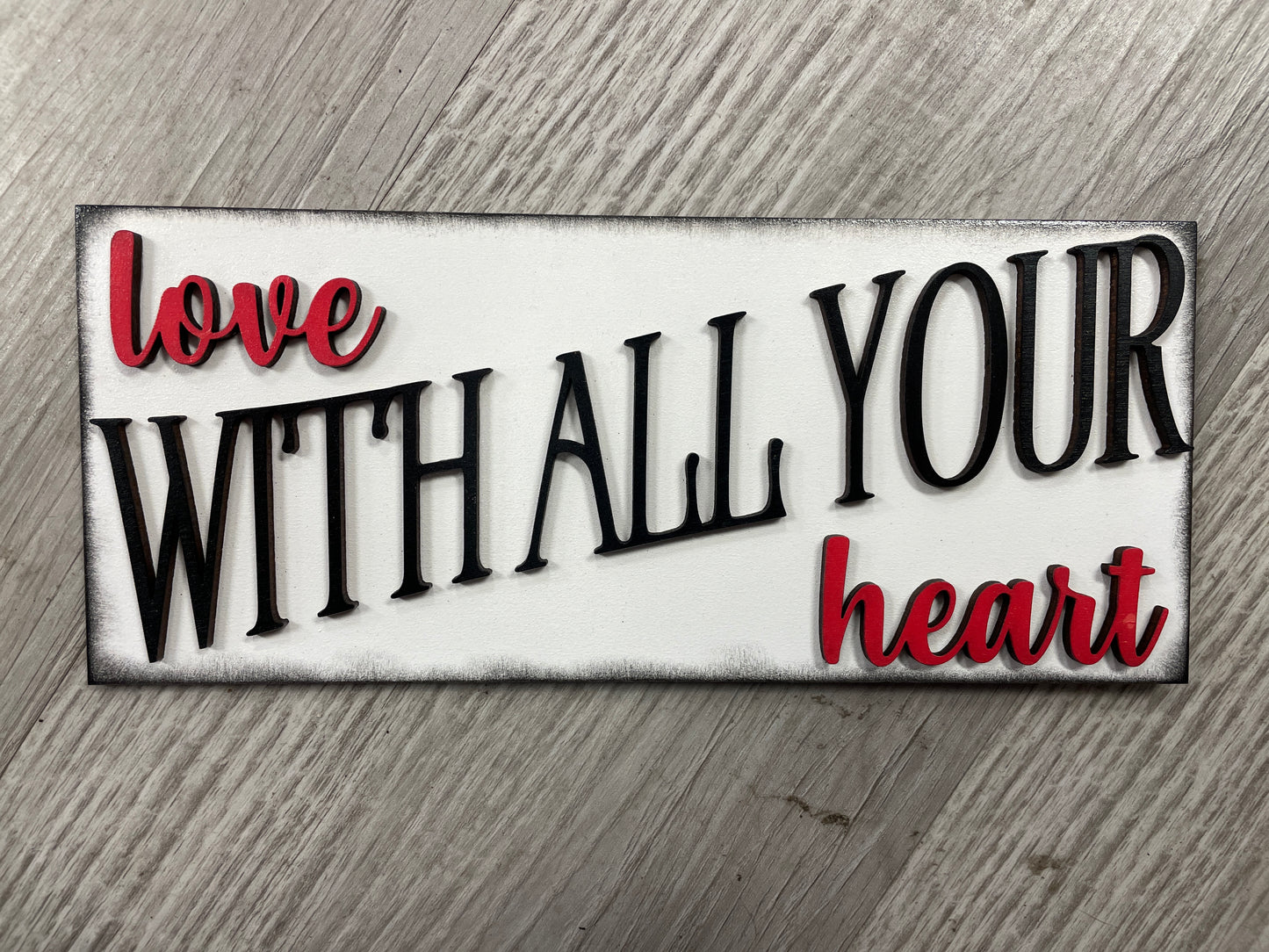 Valentine’s rectangle interchangeable inserts
