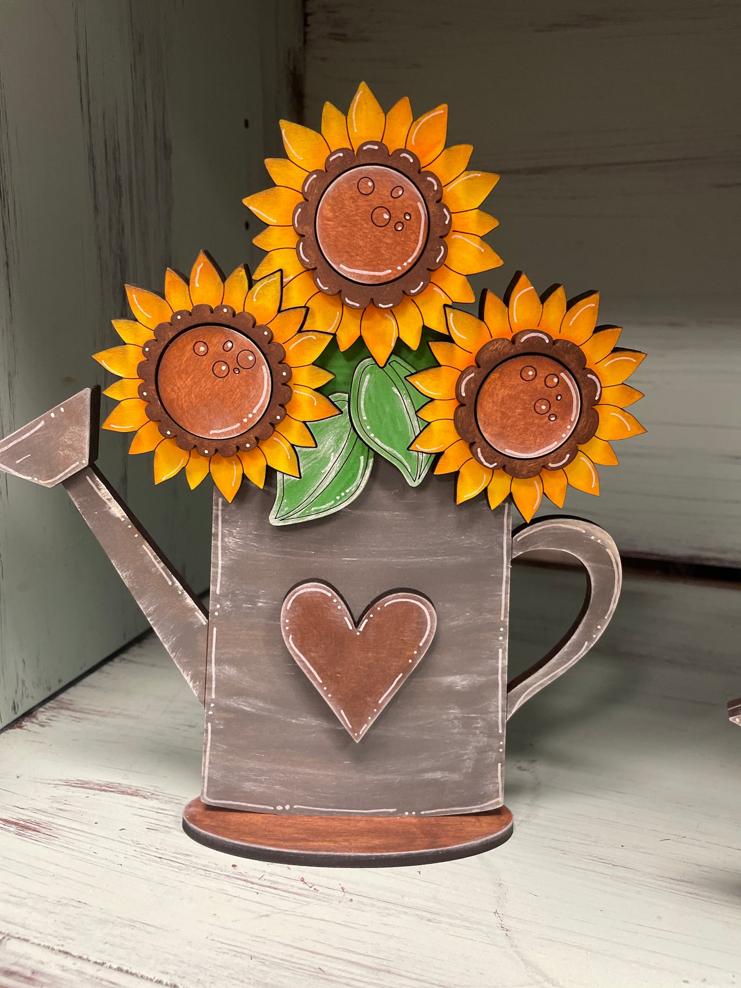 Sunflower watering can