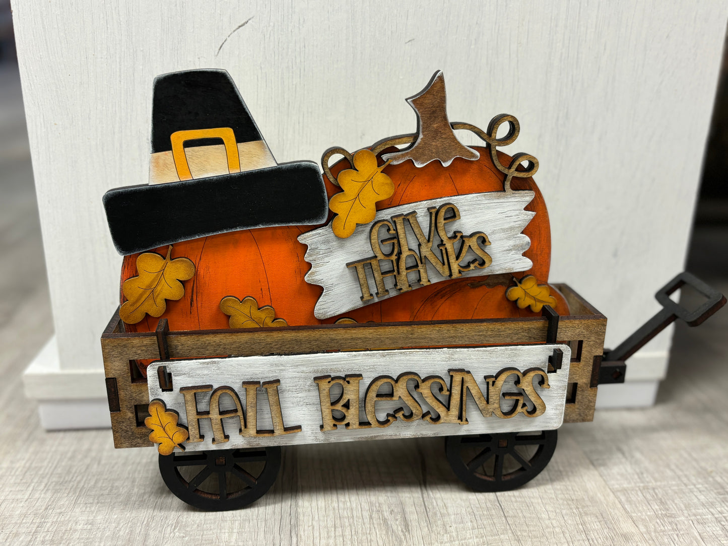 Fall blessings interchangeable set for wagon and shelf
