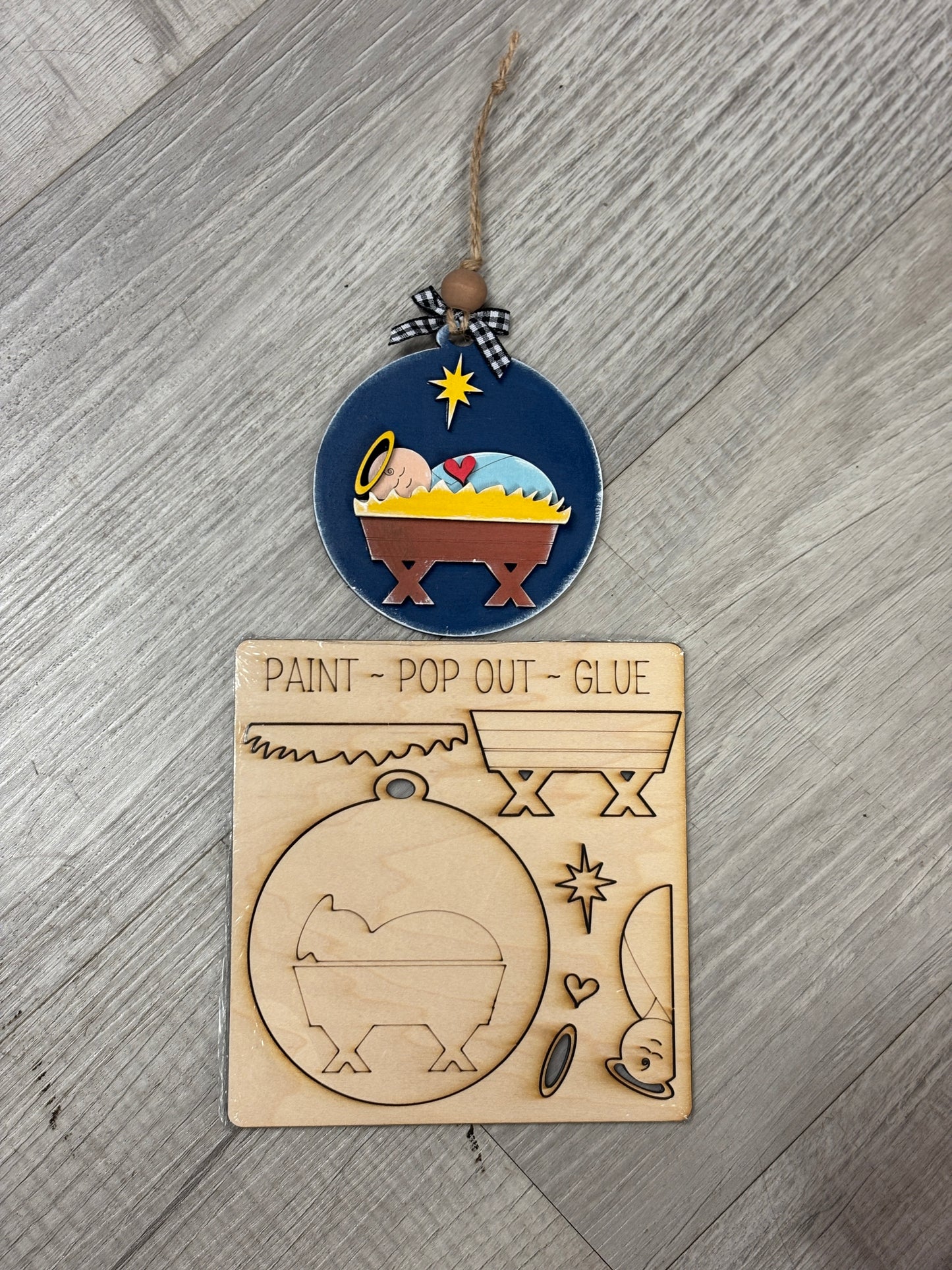 DIY ornament Kit- Christmas rounds