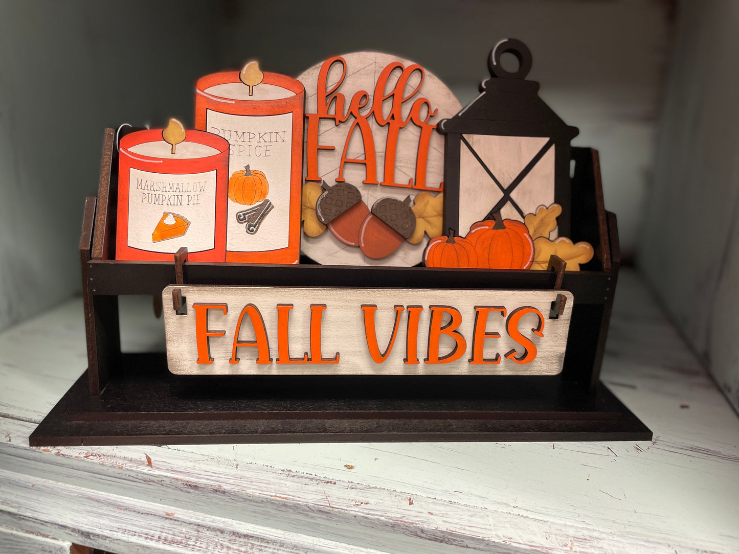 Fall vibes interchangeable set for wagon and shelf