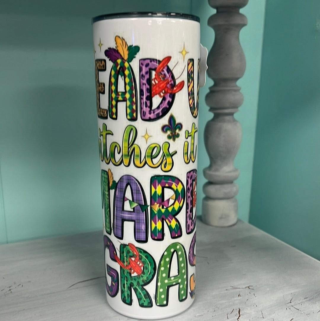 Mardi gras bead up bitches