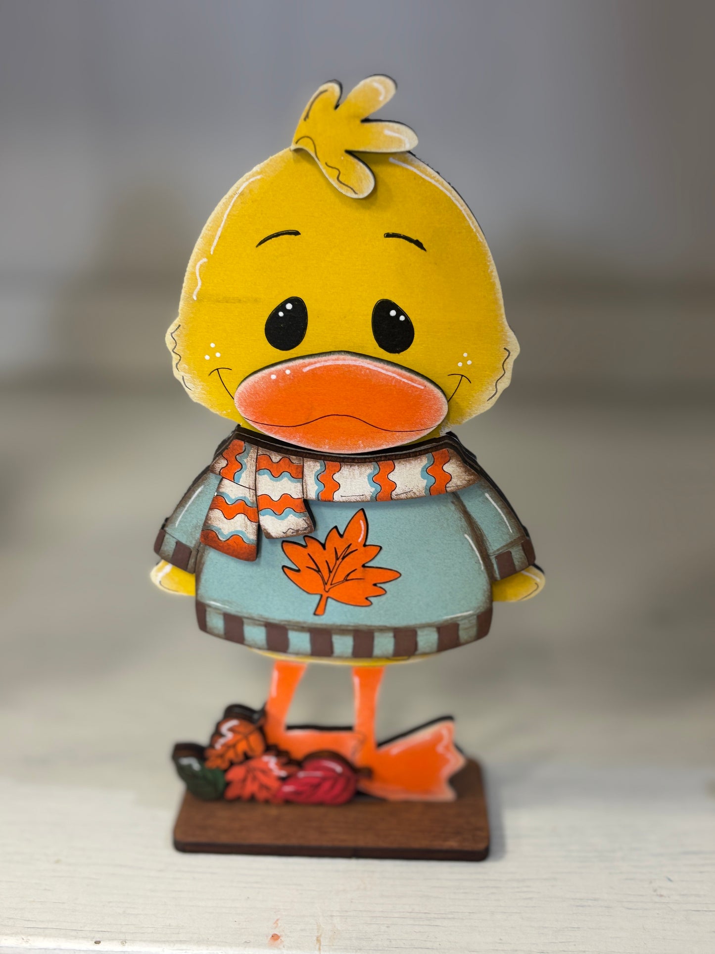 Mini standing highland ducks- fall