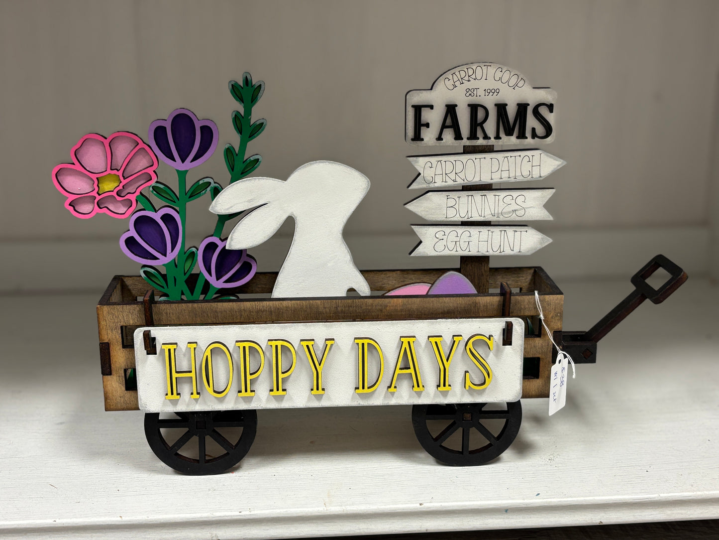 Hoppy Easter insert set for wagon/shelf