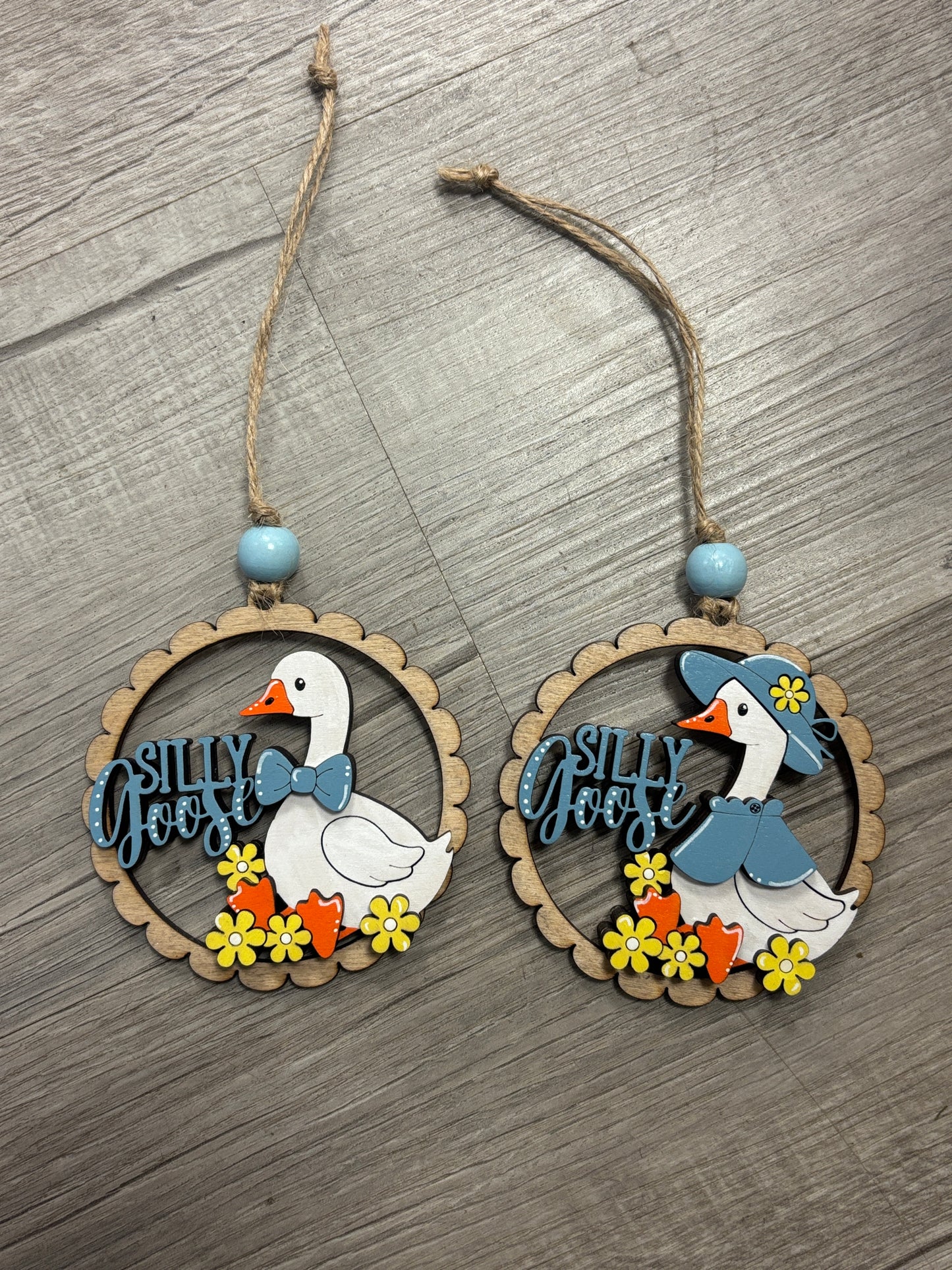 Goose ornaments