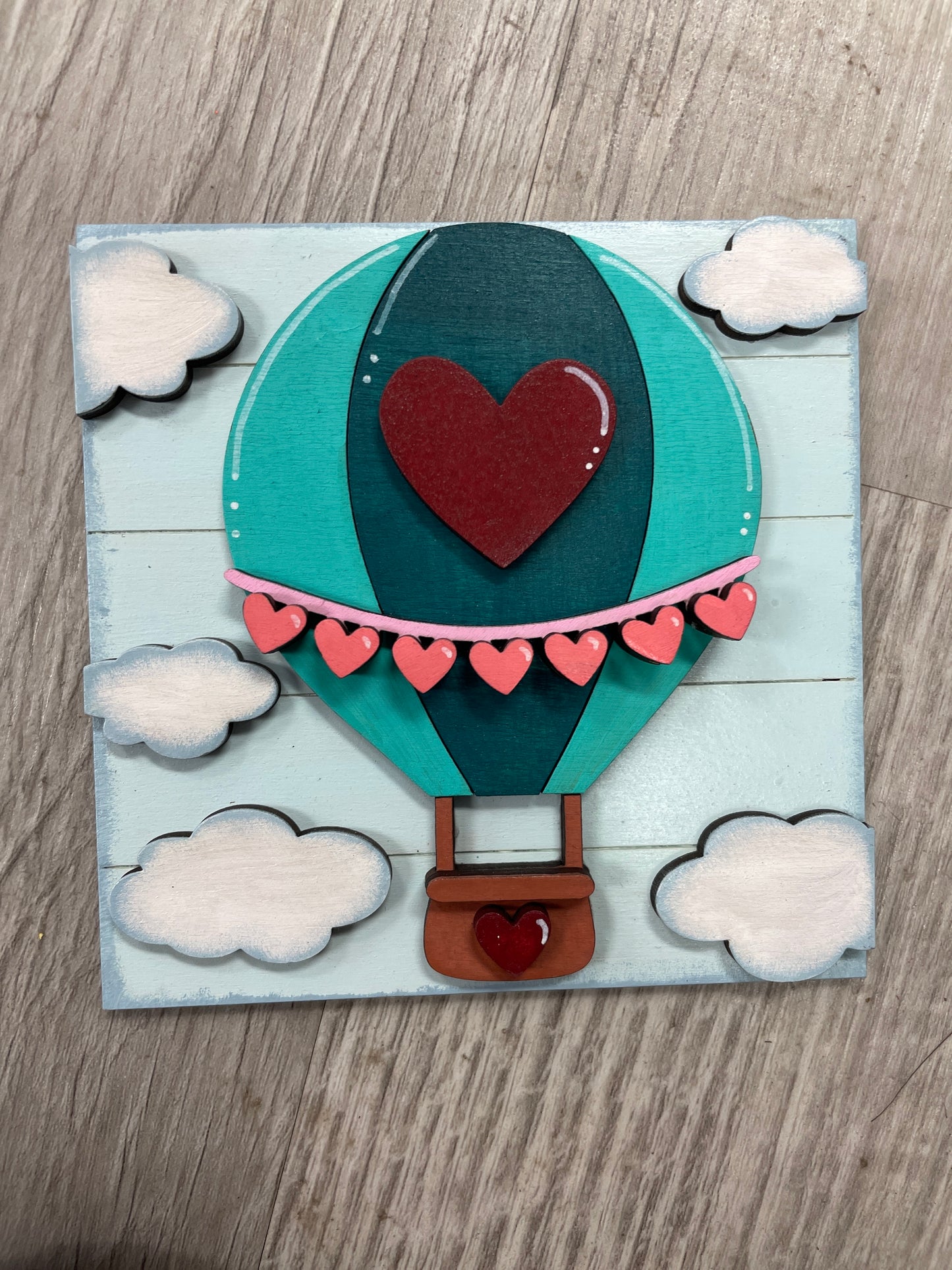 Valentine’s - hot air balloon square inserts