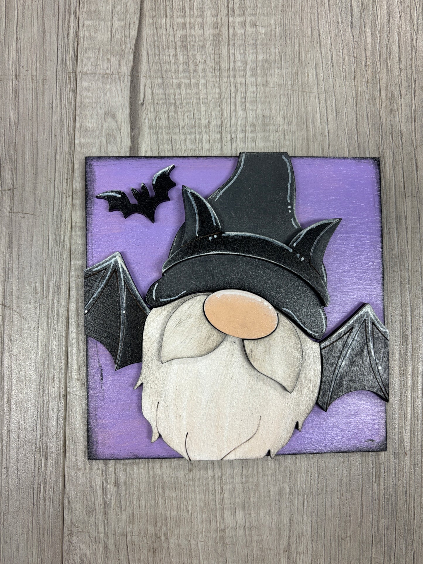 Gnome Halloween interchangeable square & rectangle inserts