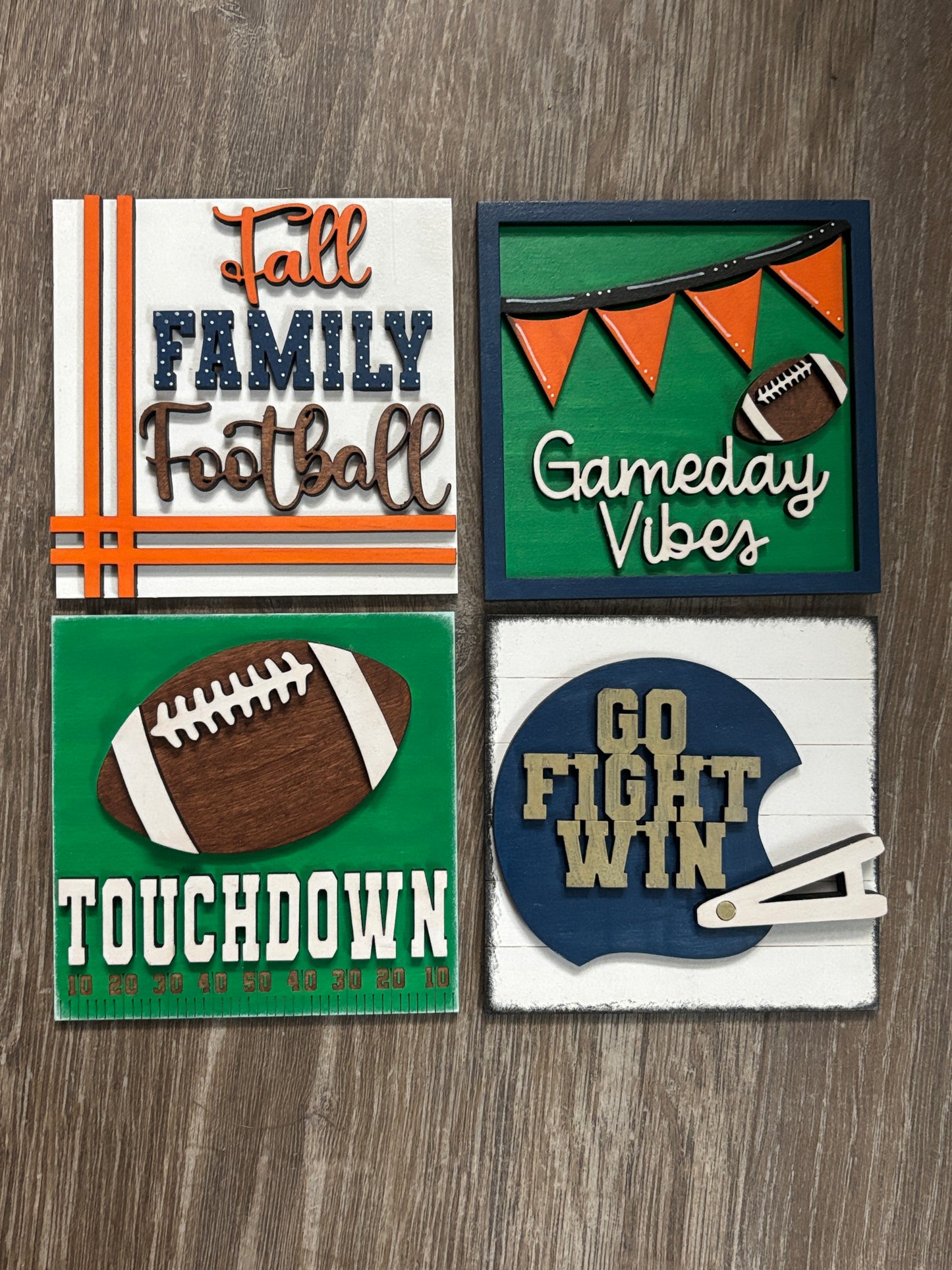 Football square inserts