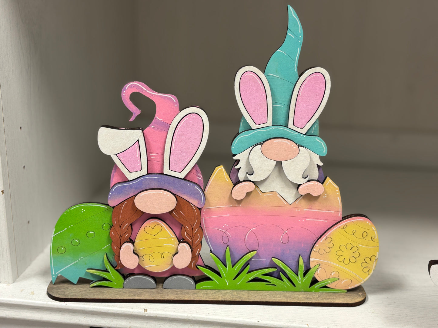 Easter gnome shelf sitters