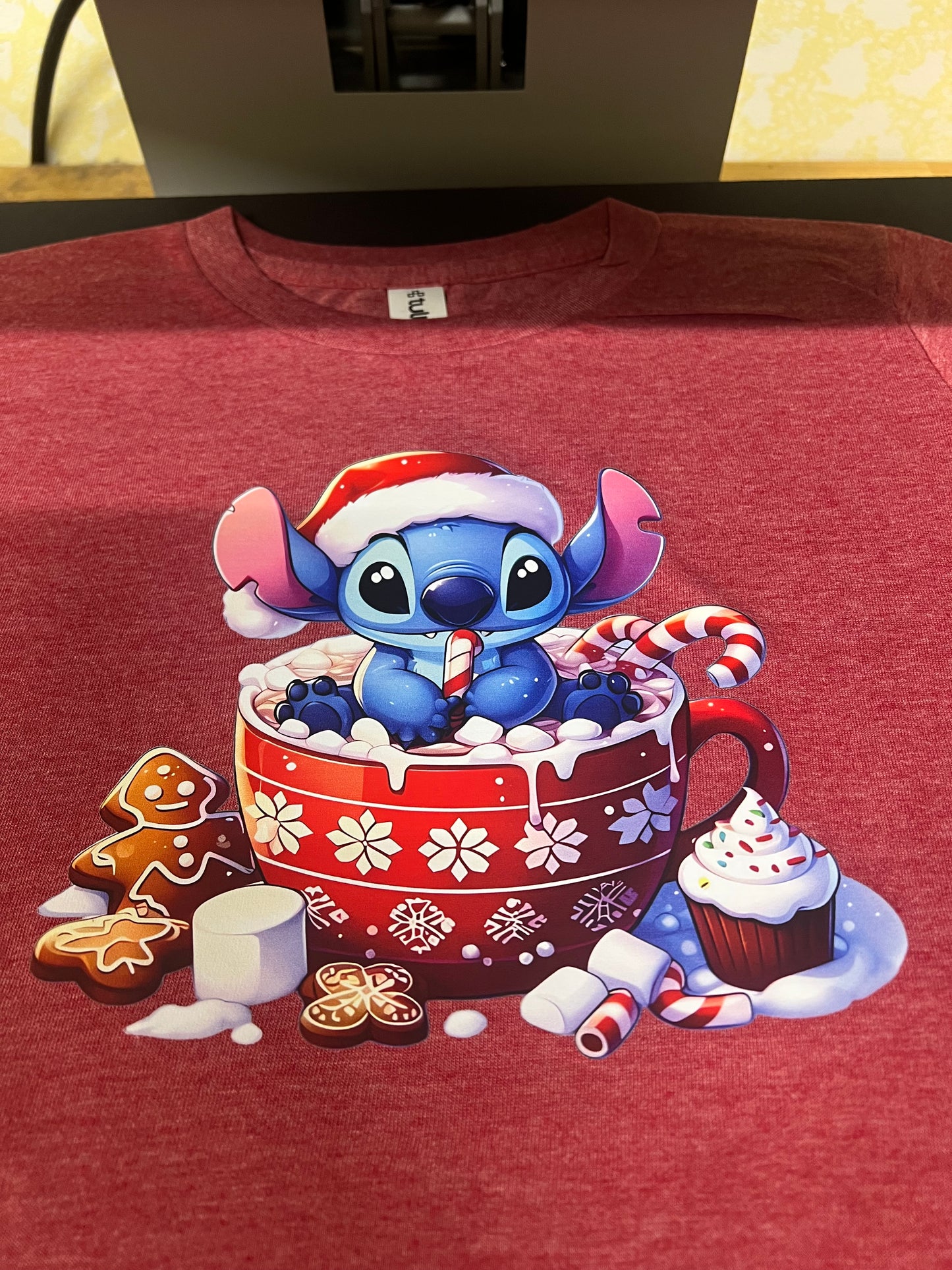 Stitch hot cocoa tee