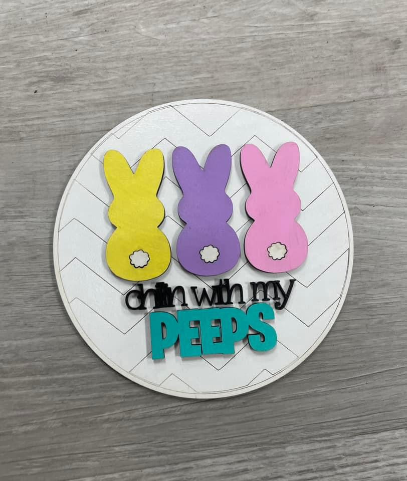 Easter interchangeable round inserts