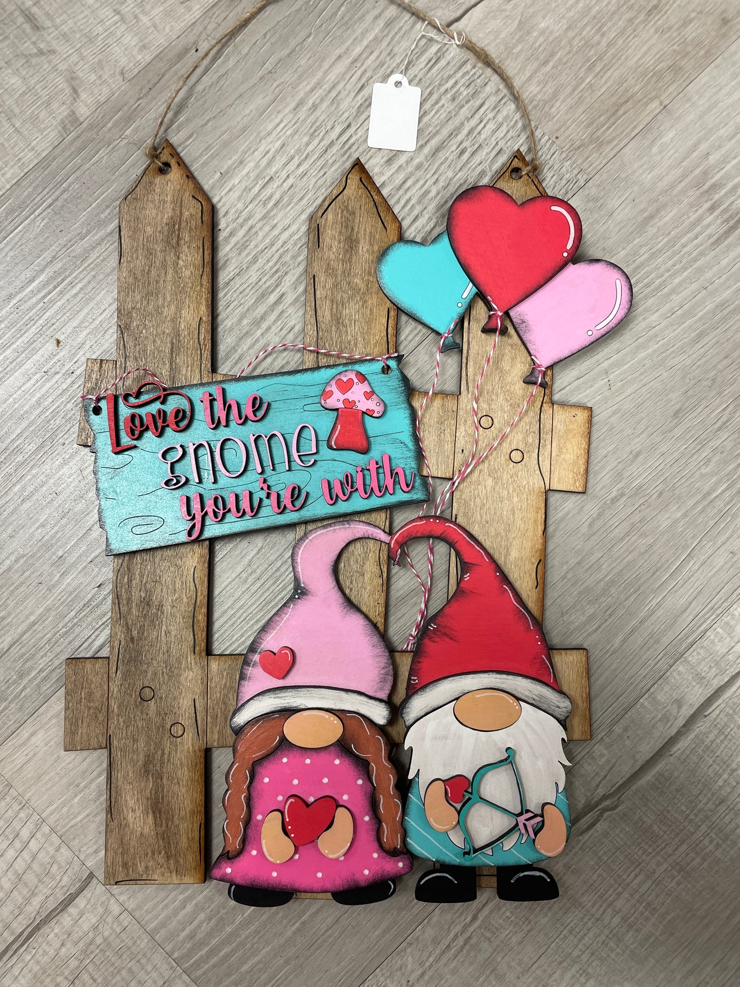 Valentine’s- Love the gnome you’re with interchangeable fence set