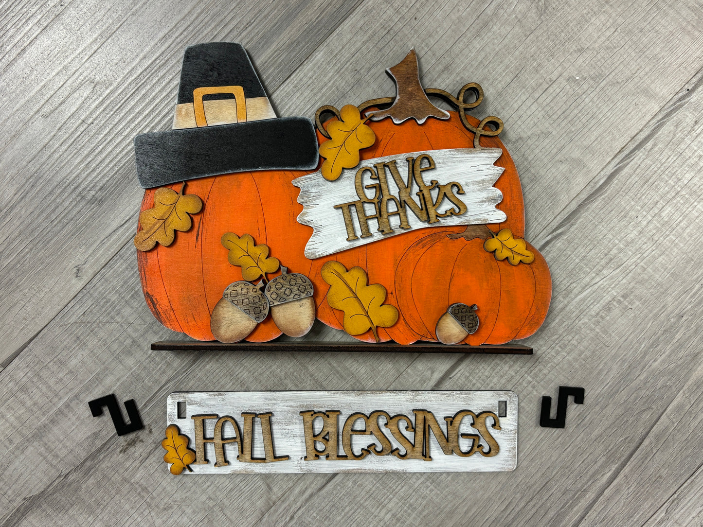 Fall blessings interchangeable set for wagon and shelf