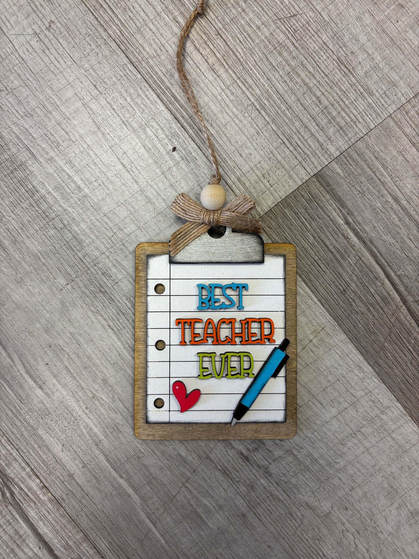 School teacher ornaments