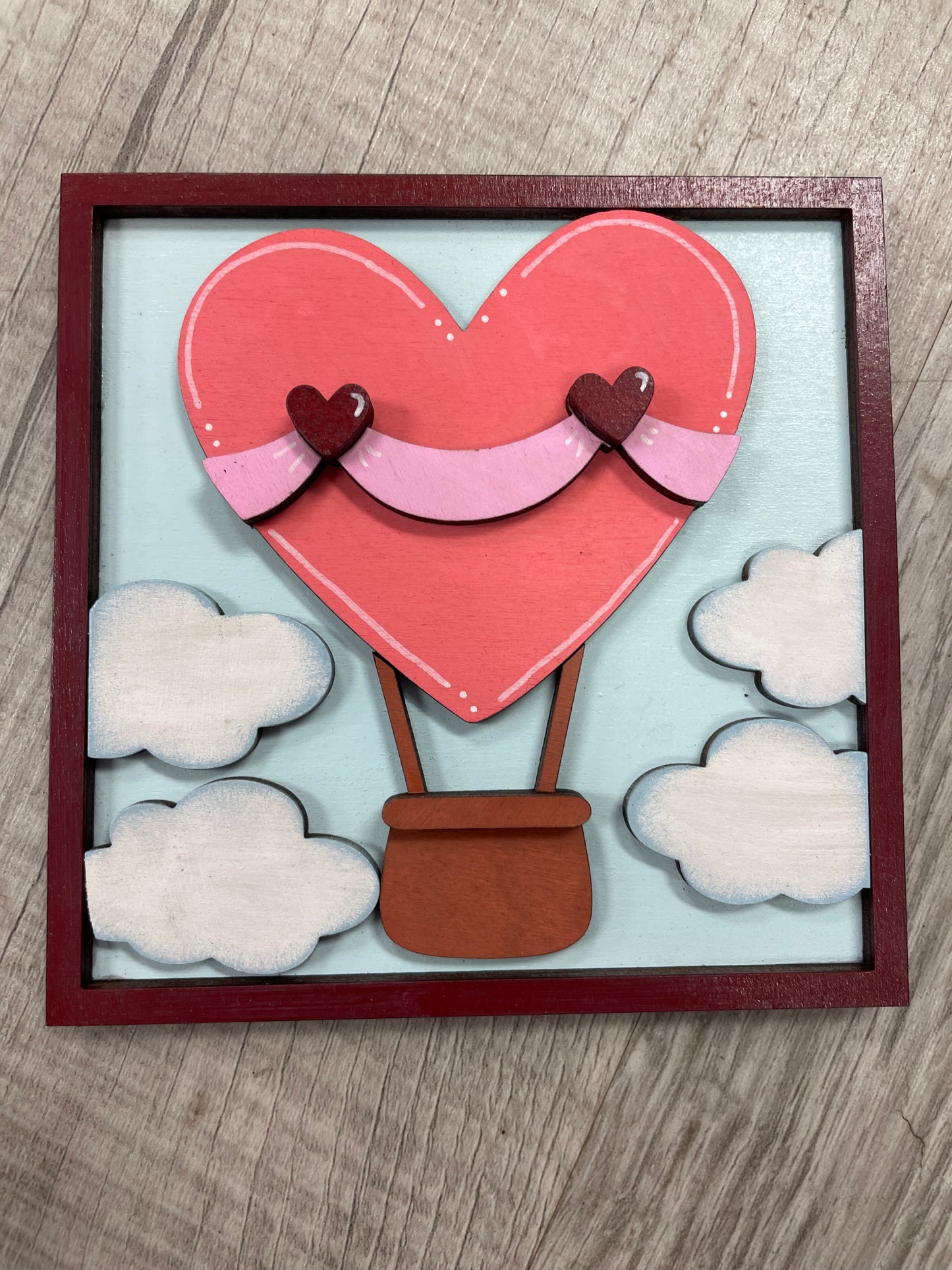 Valentine’s - hot air balloon square inserts