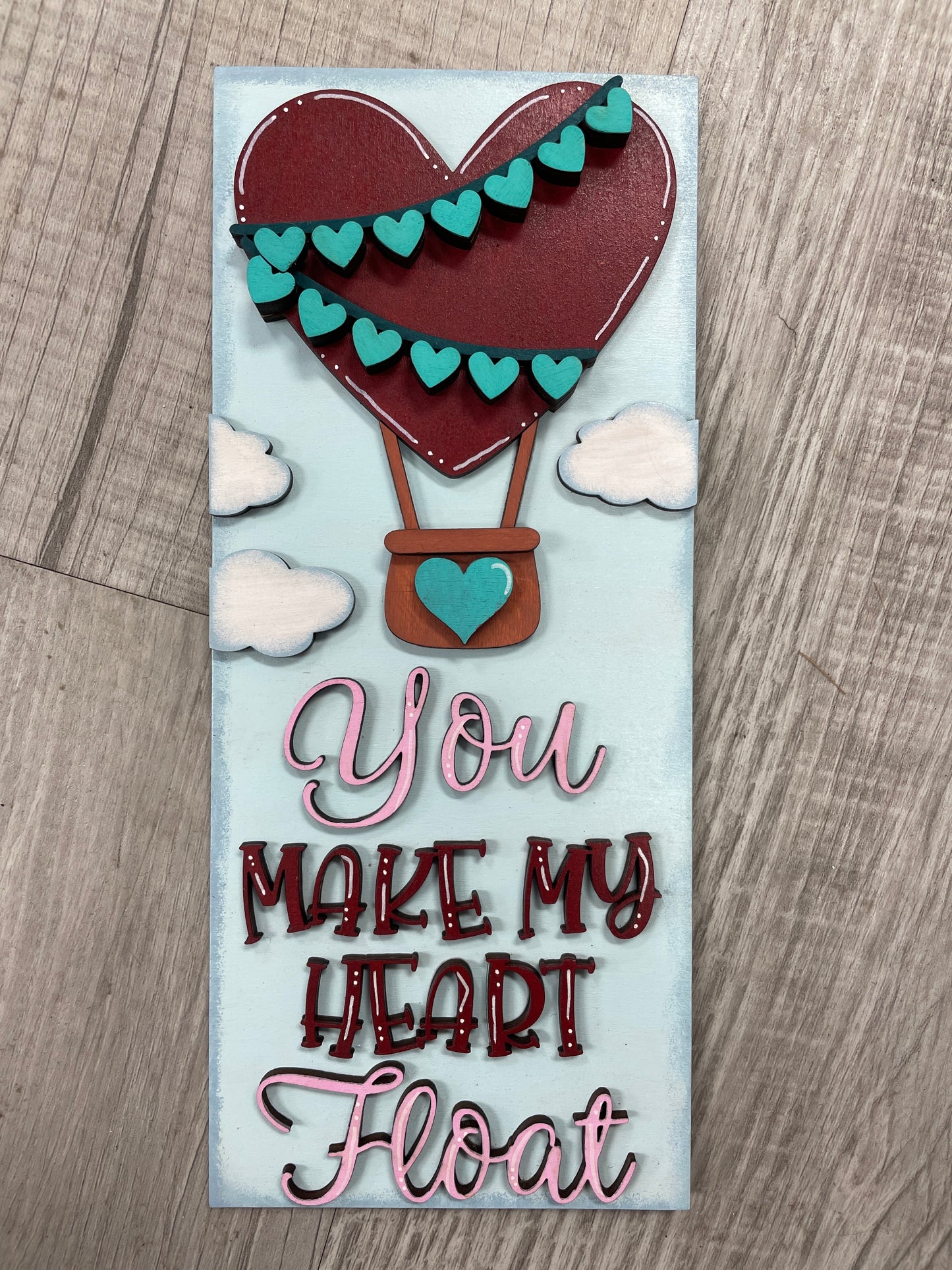 Valentine’s - hot air balloon square inserts