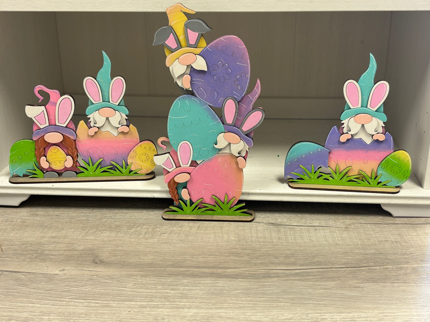 Easter gnome shelf sitters