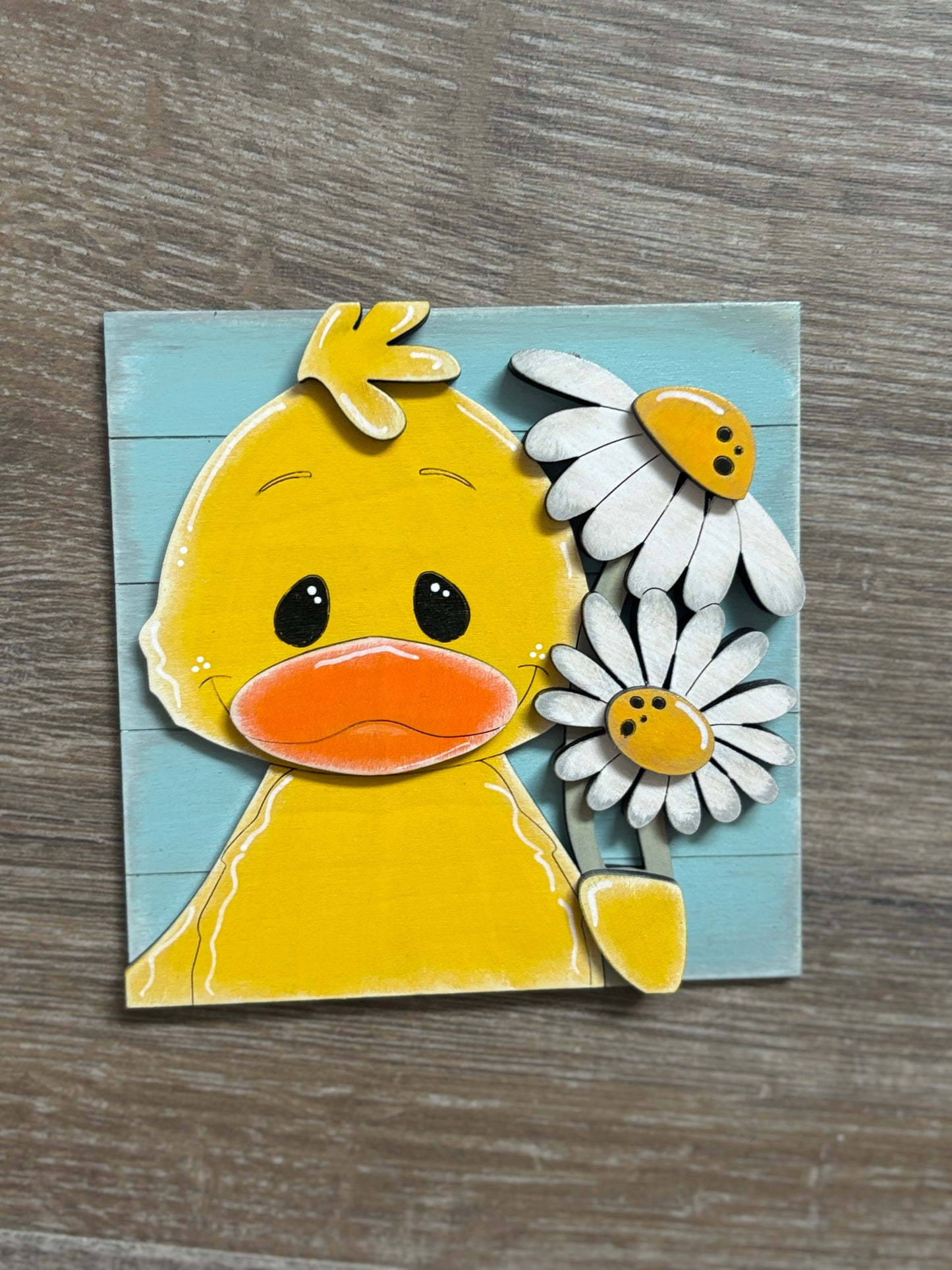 Spring ducks interchangeable square and rectangle inserts