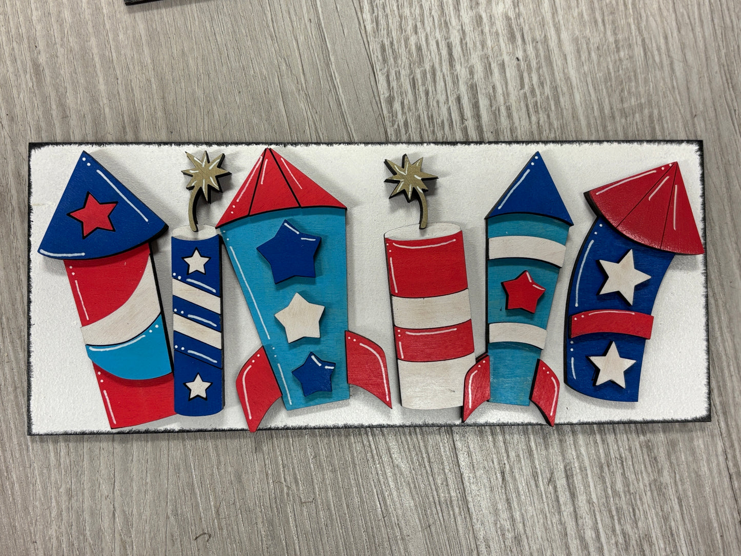 Fireworks interchangeable square and rectangle inserts