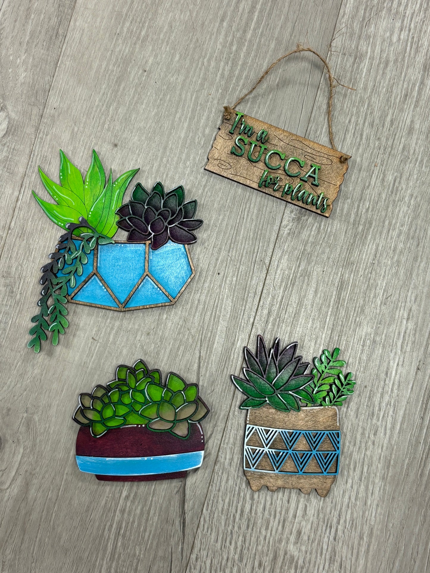 Succulent interchangeable fence set