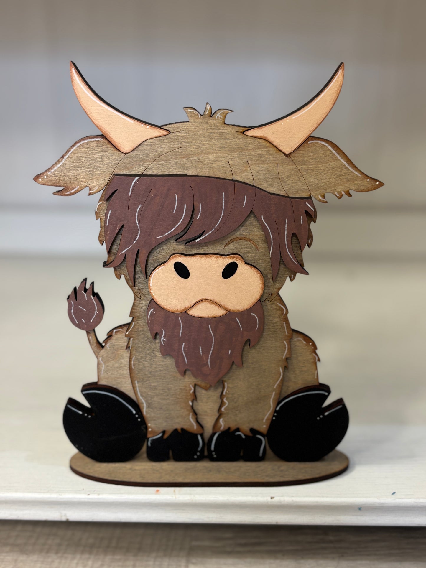Standing Animals & gnomes with interchangeable hats (sold separately)