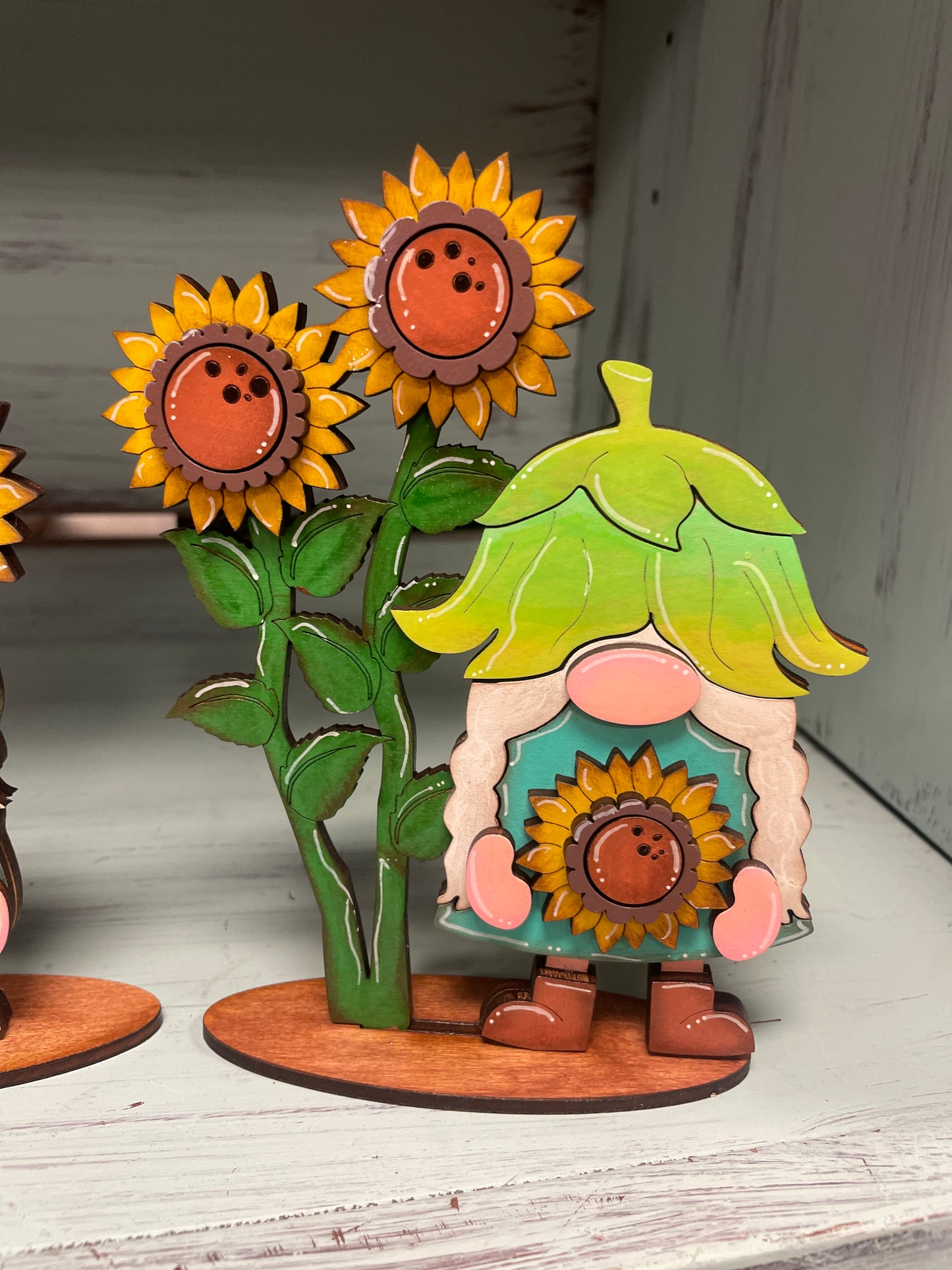 Mini sunflower gnomes