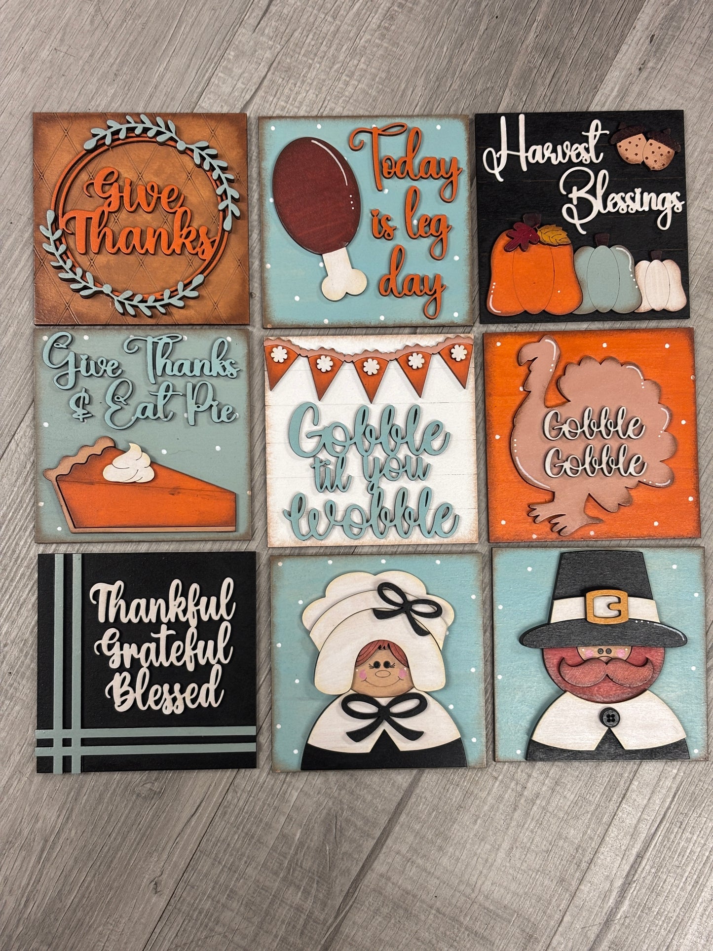 Thanksgiving square inserts