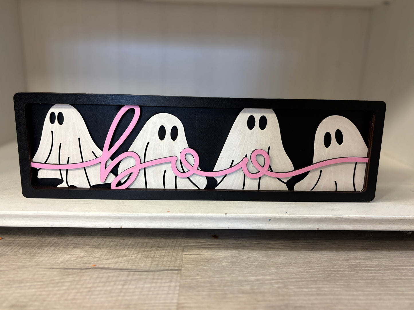 Boo ghost sign