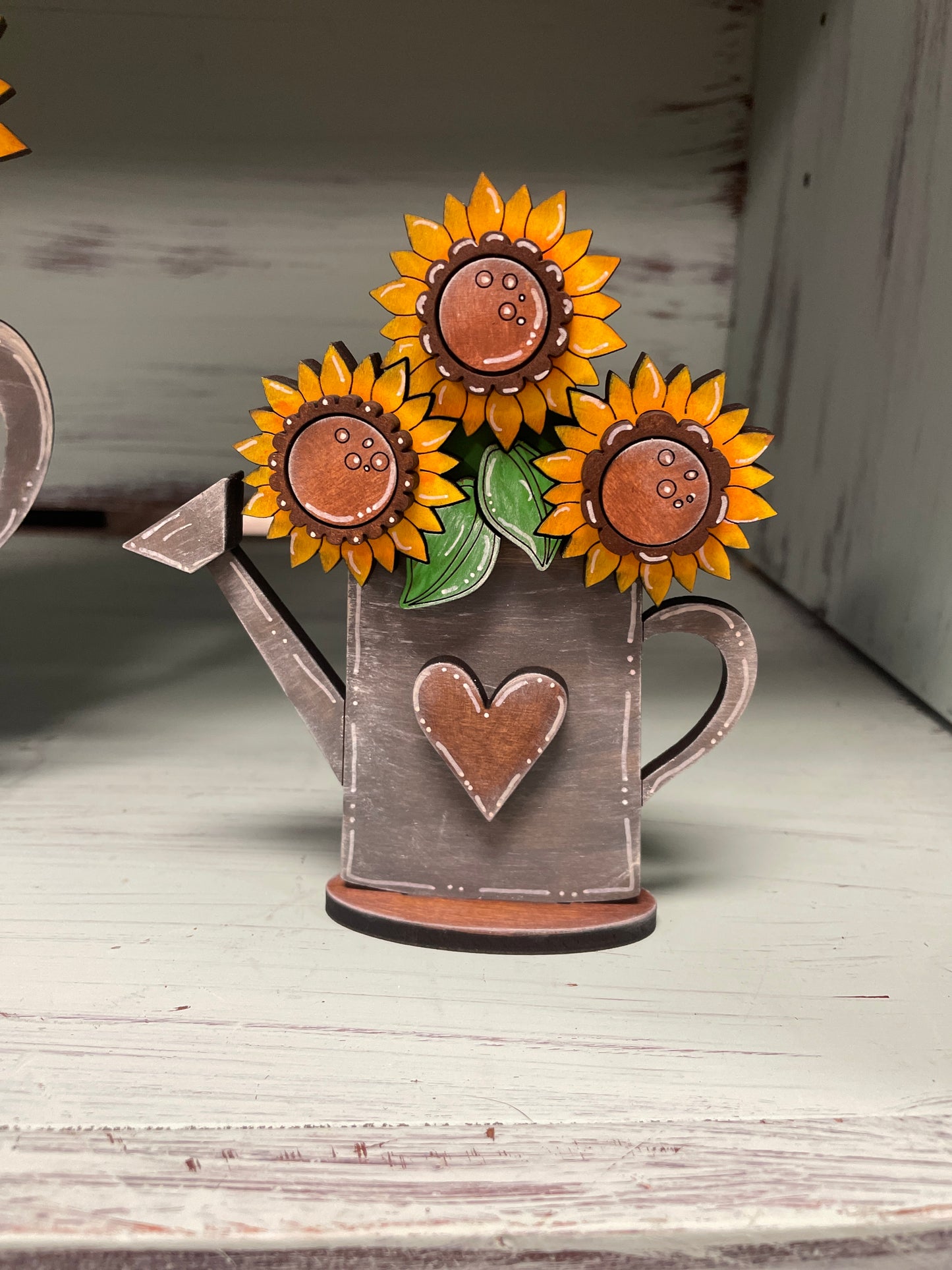 Sunflower watering can