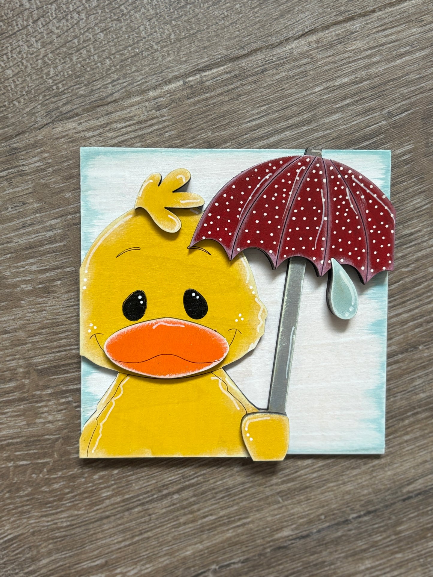 Spring ducks interchangeable square and rectangle inserts