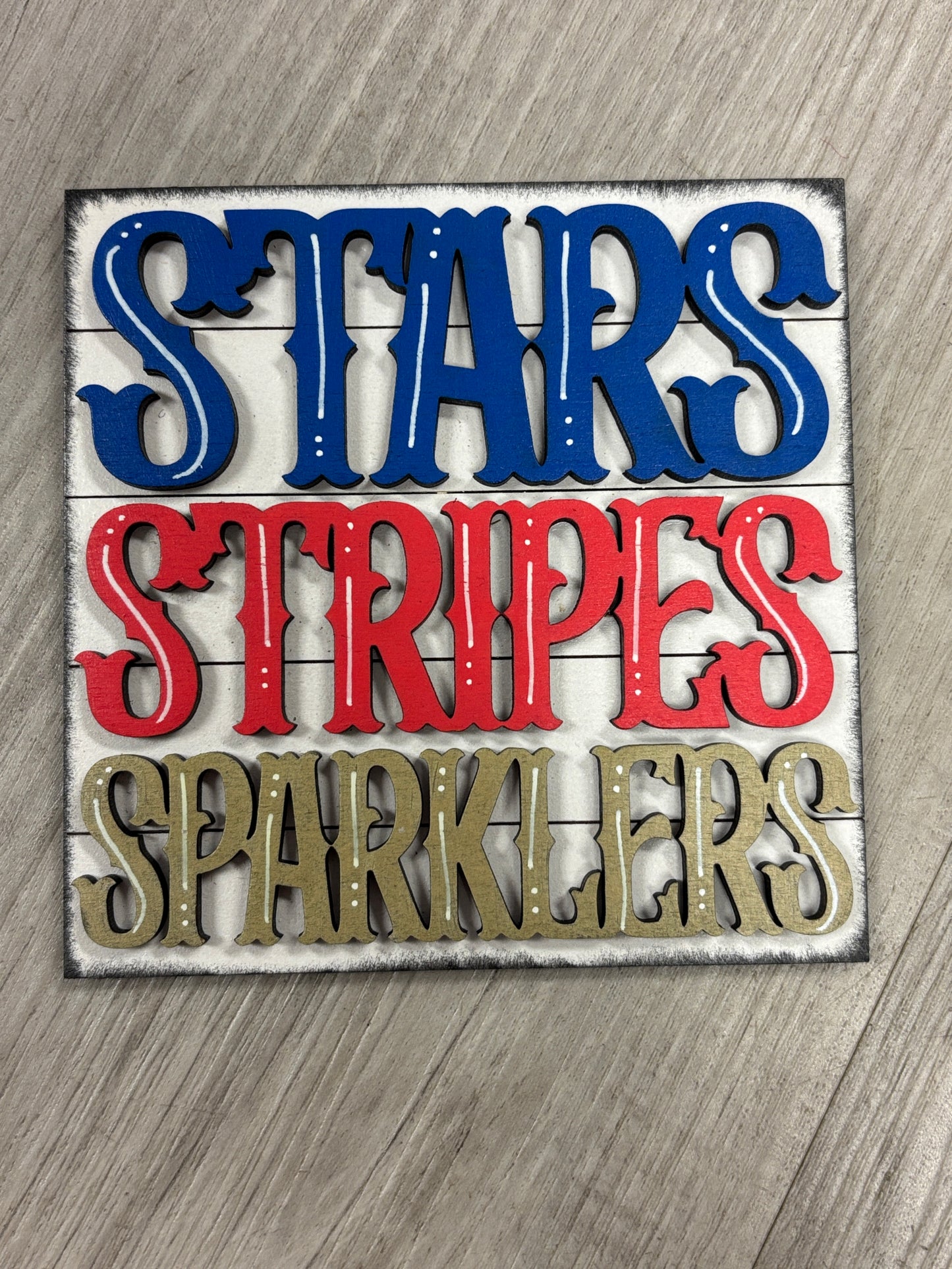 Fireworks interchangeable square and rectangle inserts