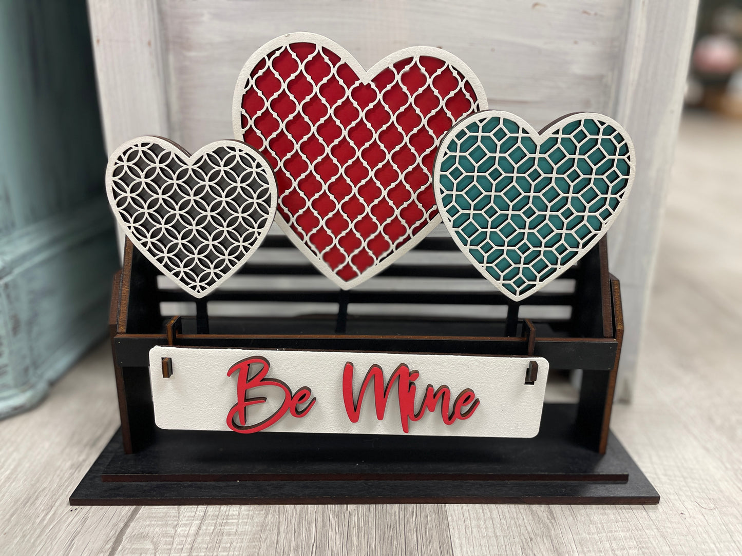 Valentine’s - Be Mine wagon/shelf/crate set