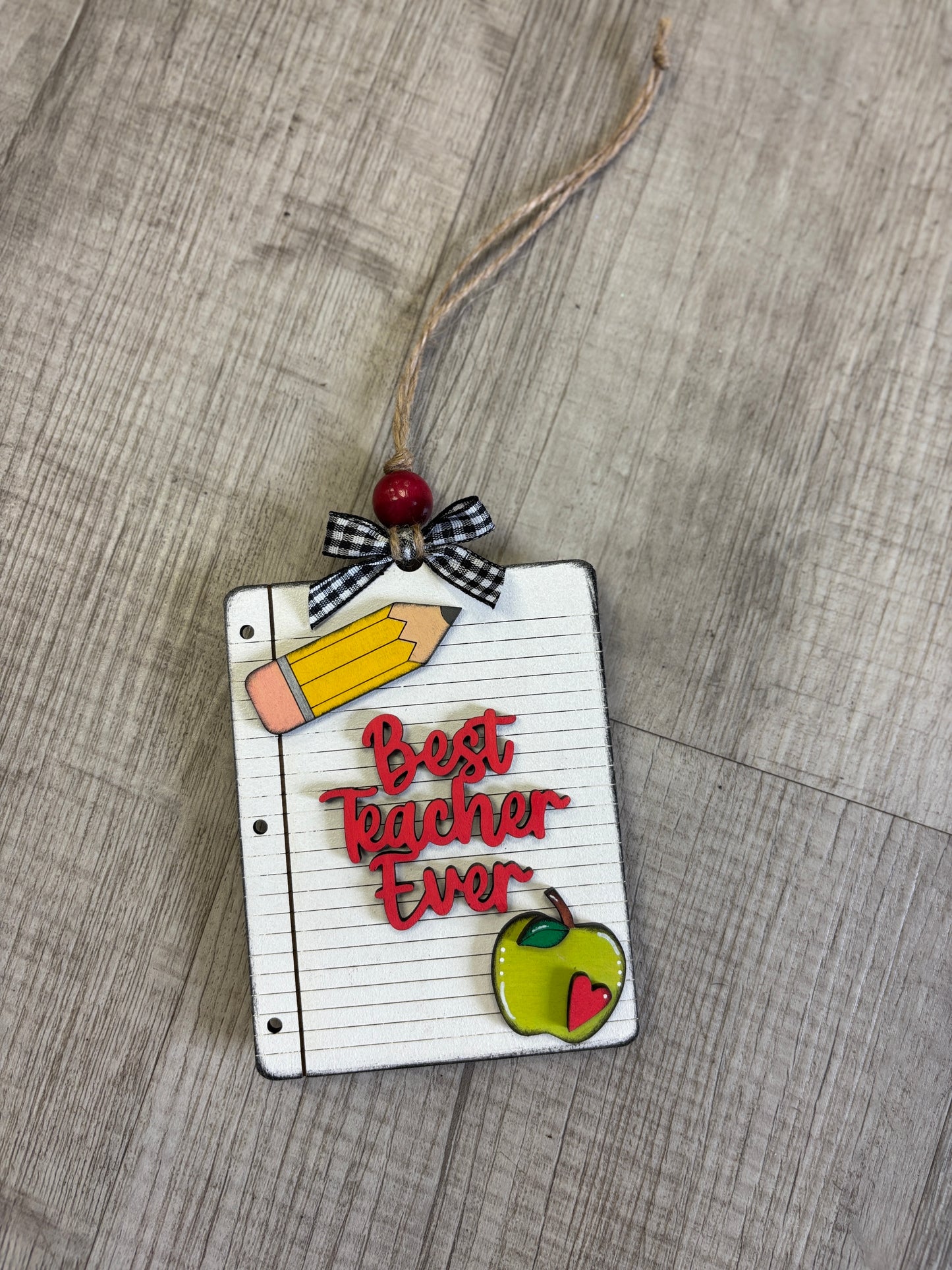 School teacher gift card holders