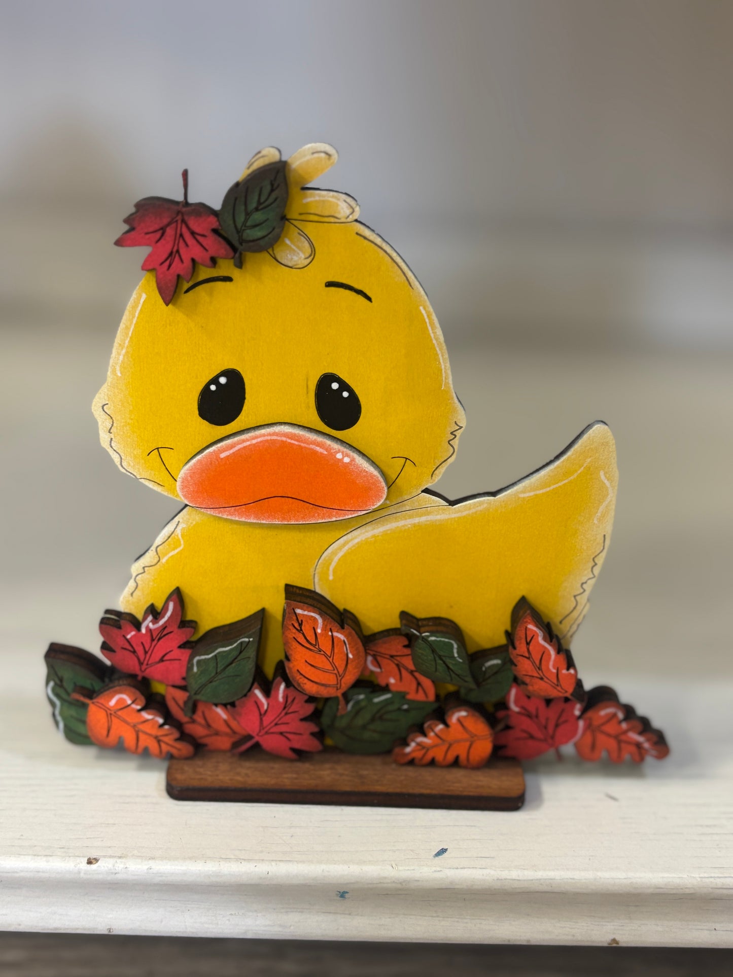 Mini standing highland ducks- fall