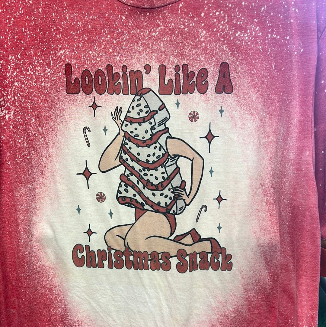 Looking like a Christmas snack ( red)