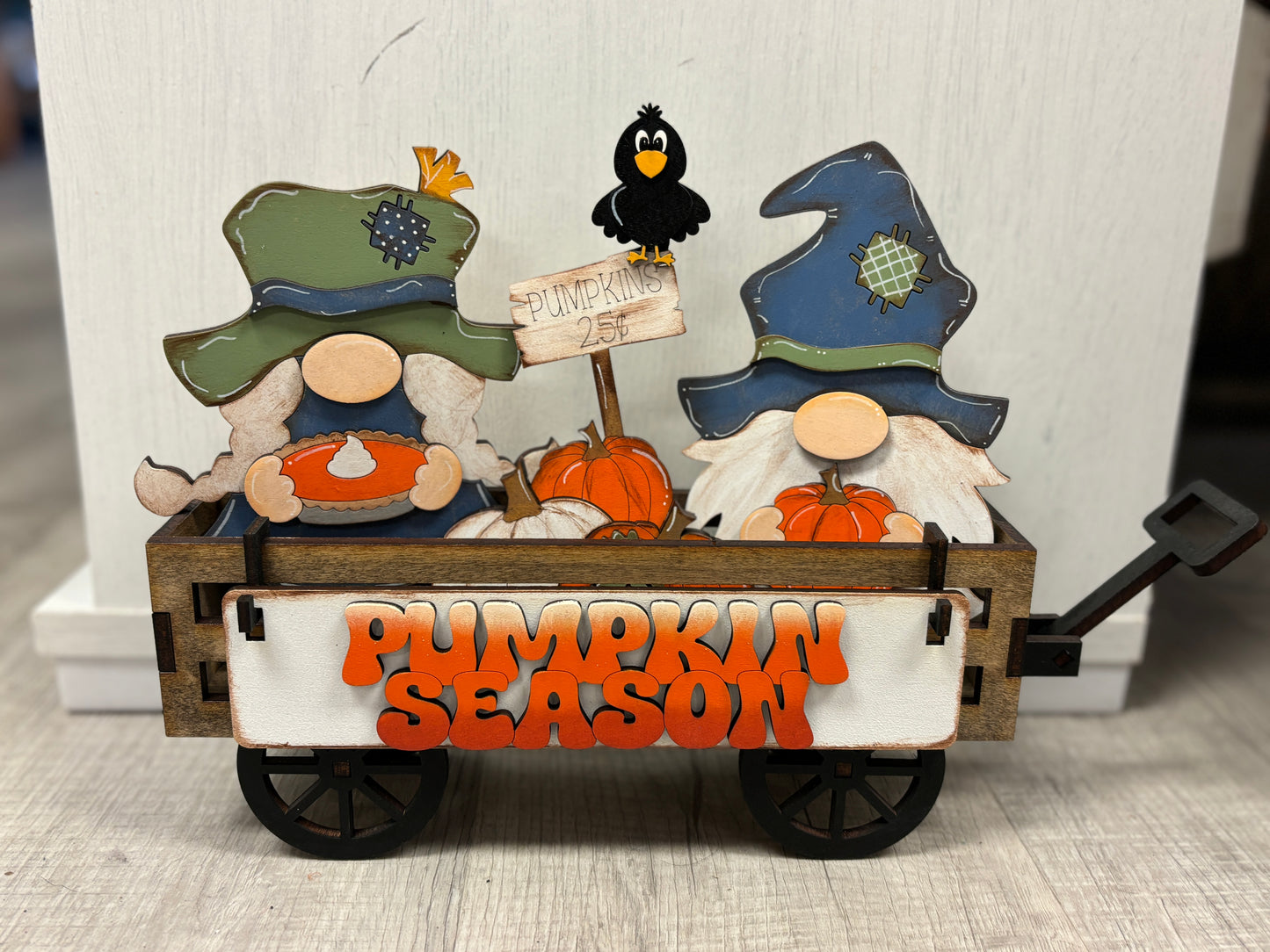 Pumpkin season gnome interchangeable set for wagon and shelf