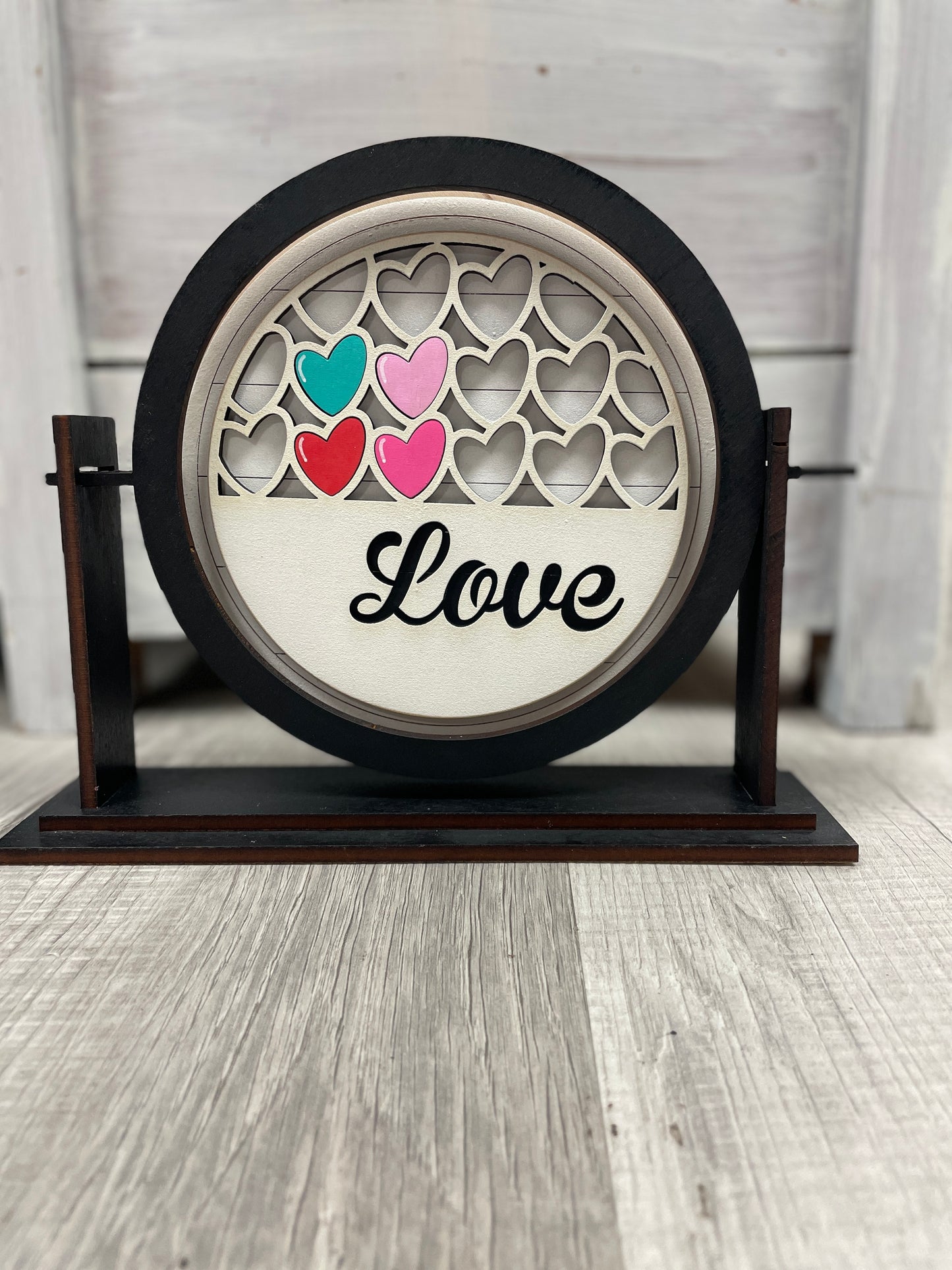 Valentine’s - love interchangeable round insert