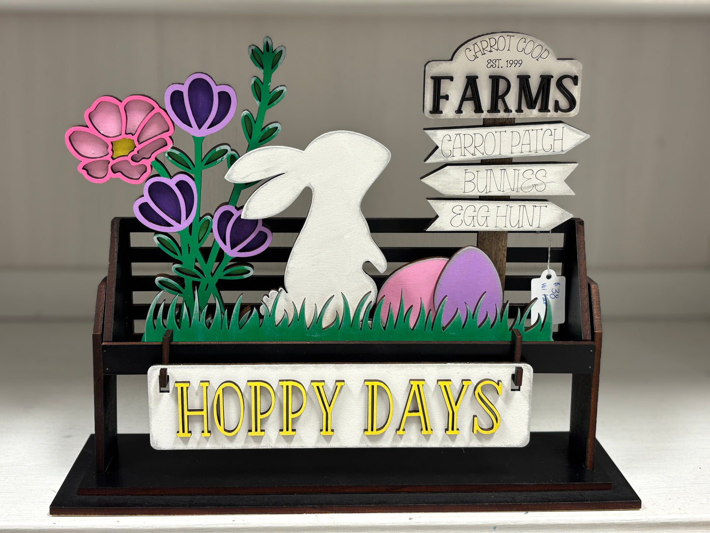 Hoppy Easter insert set for wagon/shelf