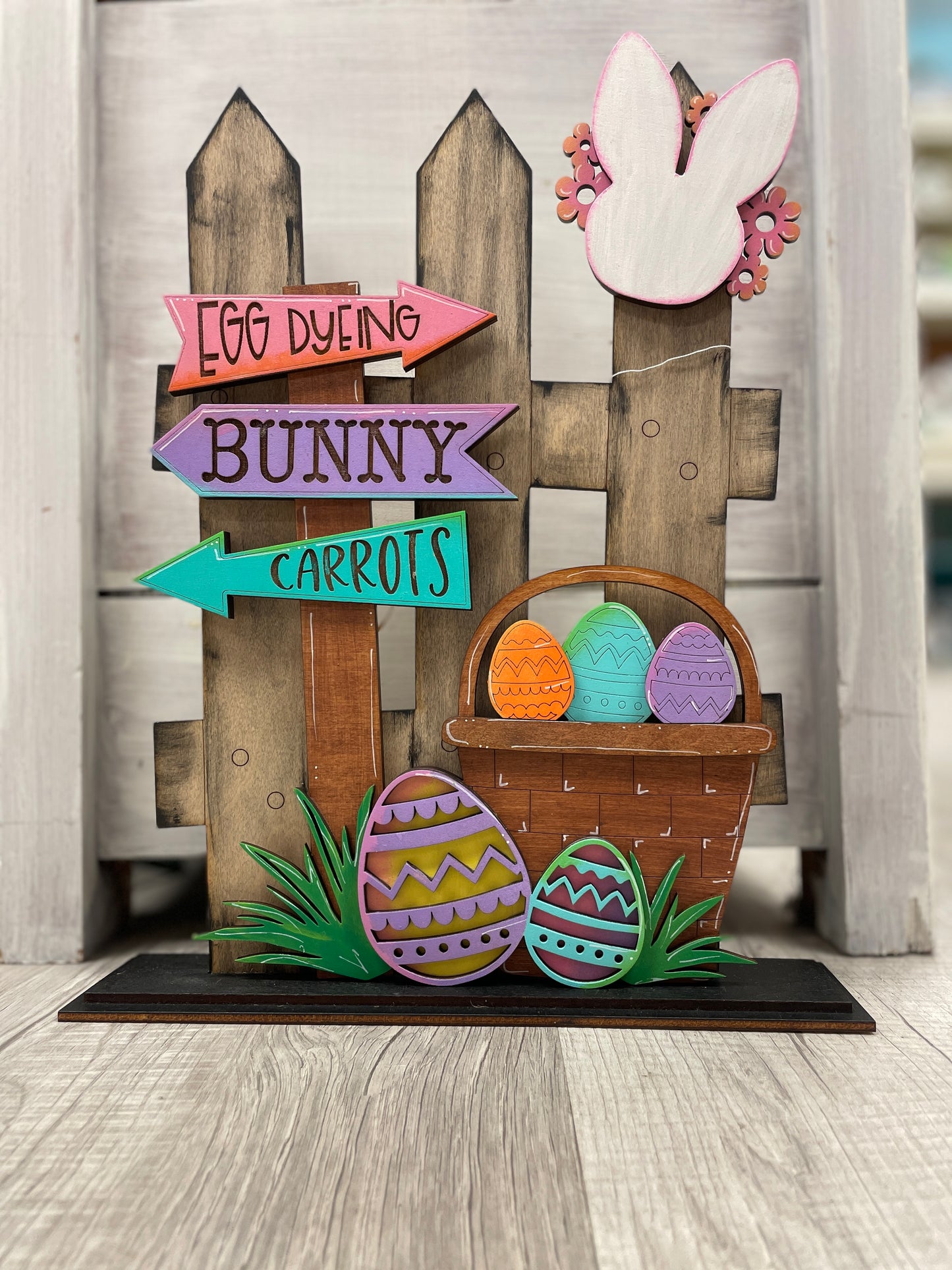 Easter basket interchangeable fence set