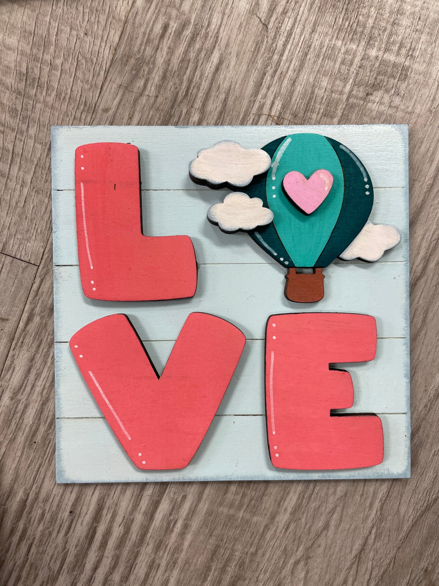 Valentine’s - hot air balloon square inserts