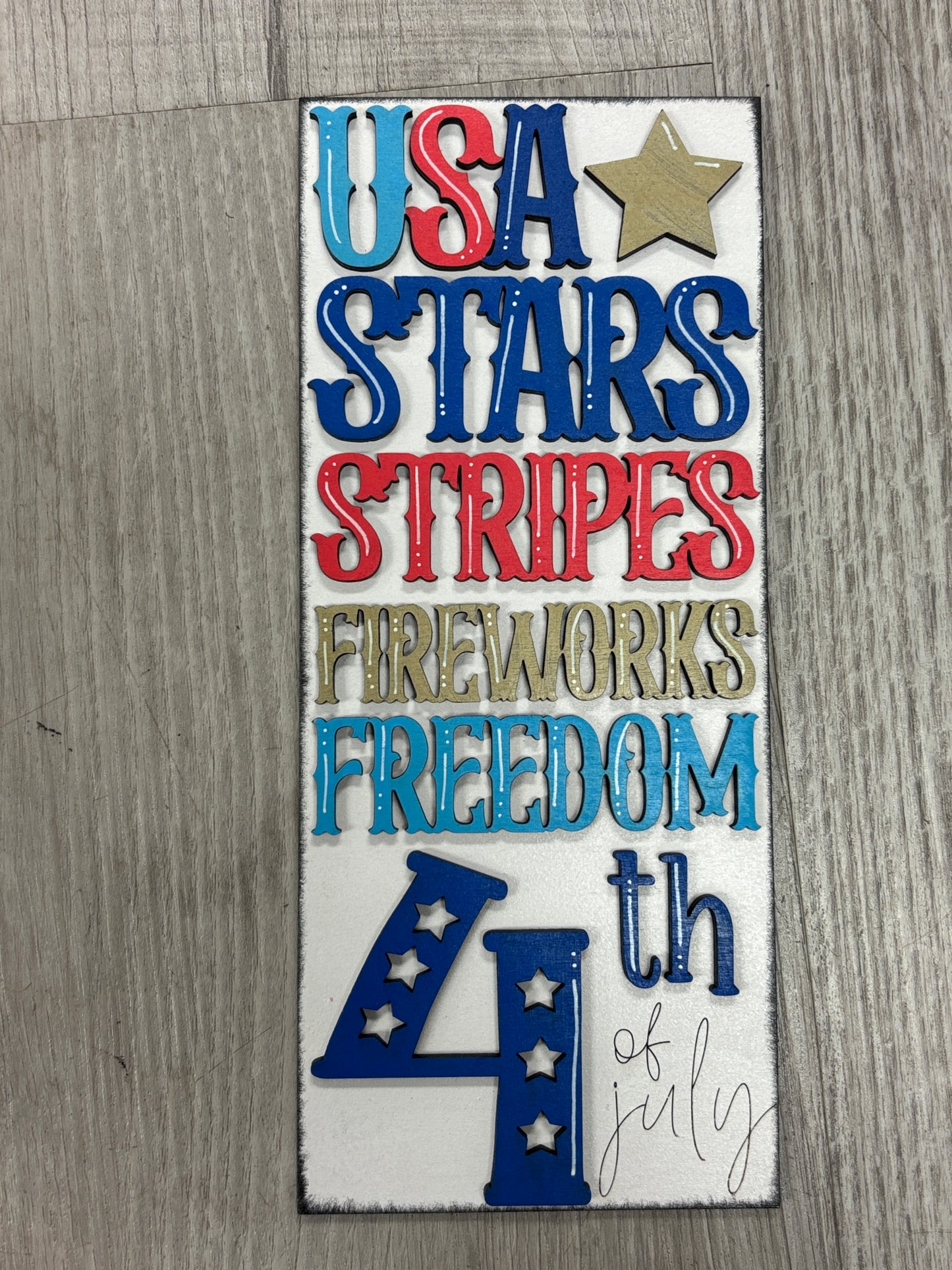 Fireworks interchangeable square and rectangle inserts