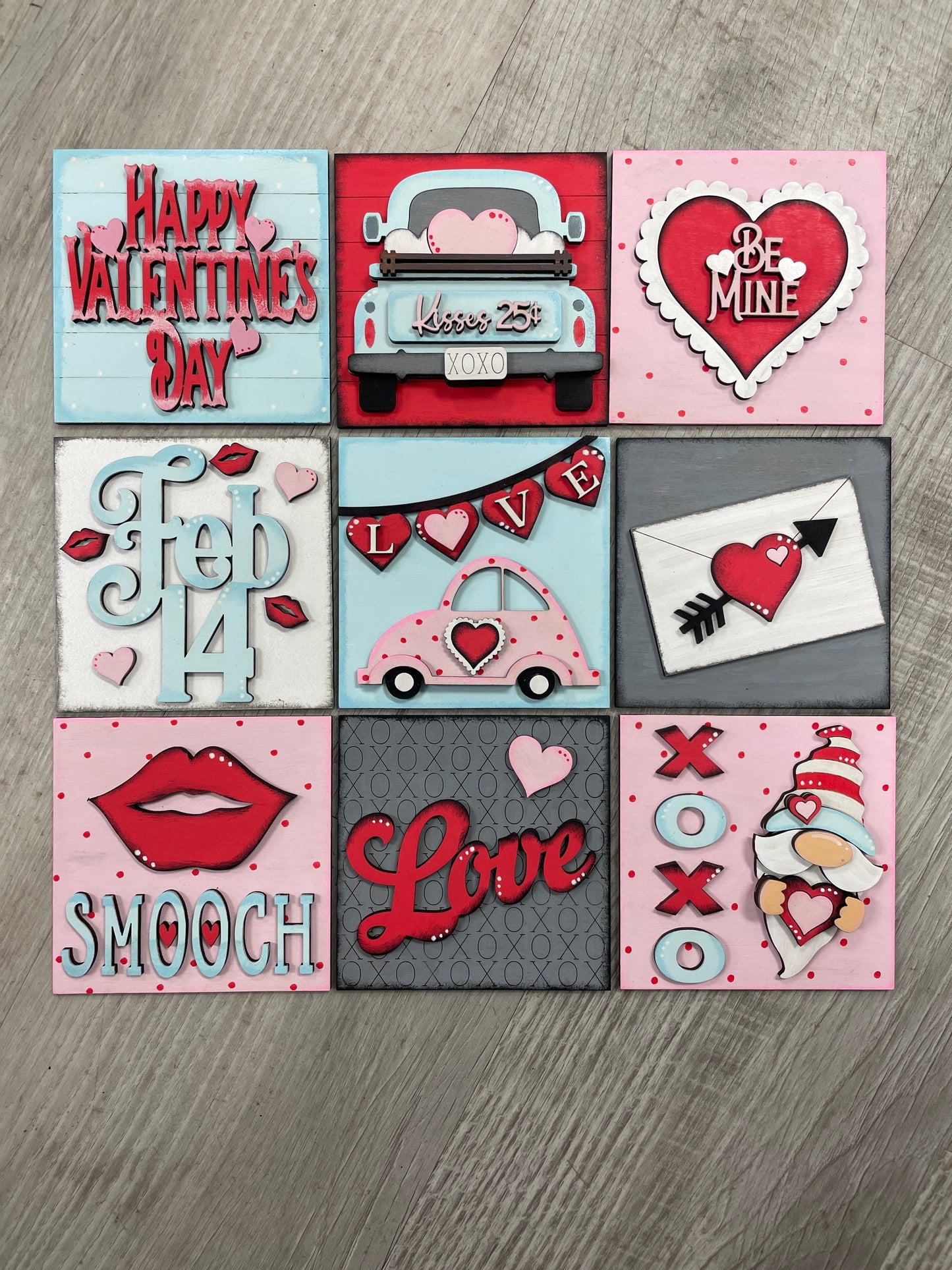 Valentine’s square inserts