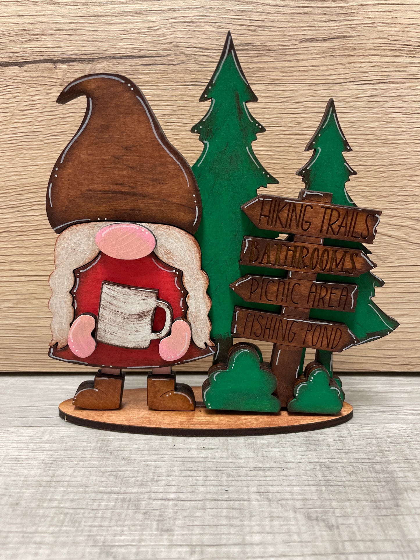 Mini camping gnomes