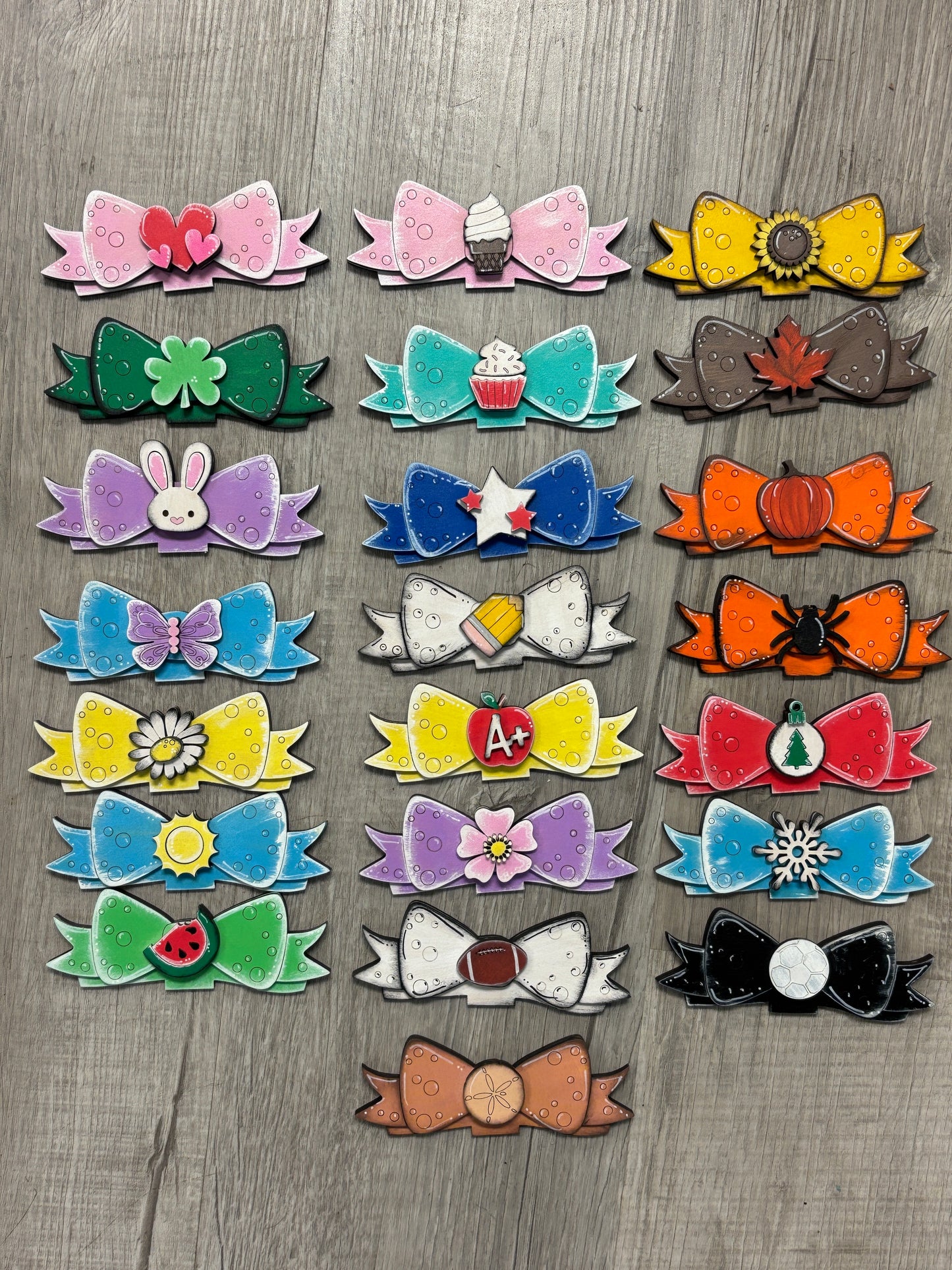 Interchangeable hats for the Standing Animals & gnomes