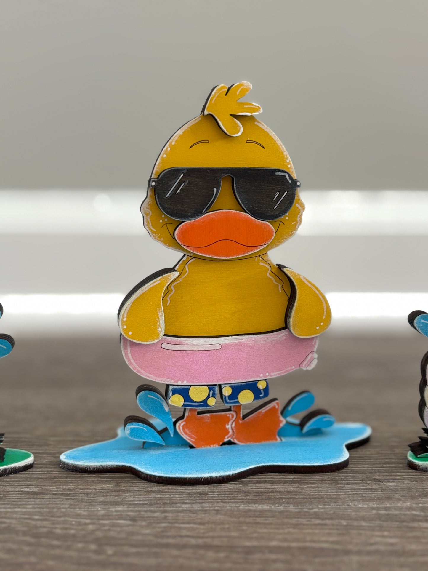Mini standing summer ducks